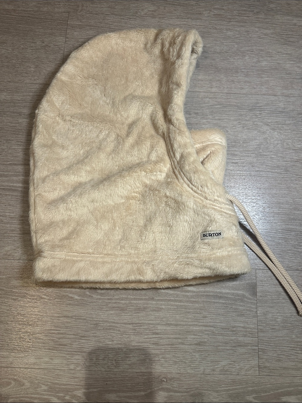 Burton Cream Plush Hooded Neck Warmer